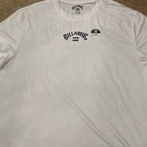 Billabong Men's White Swimming Short-Sleeve Tee